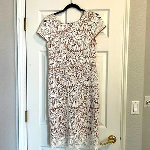 White lace Lulus dress. Size L